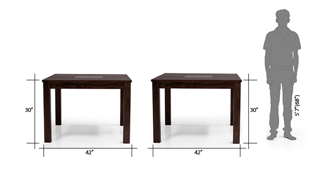 Salsia 4 Seater Dining Table Set